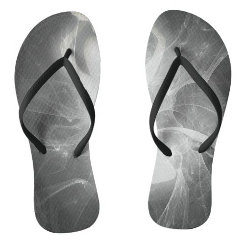 Luminescent Resilience Silver Flip Flops