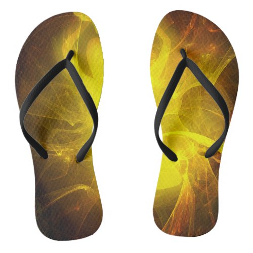 Luminescent Resilience Yellow Flip Flops