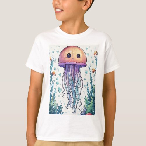 Luminescent Seas Jellyfish Delight T_Shirt Collec