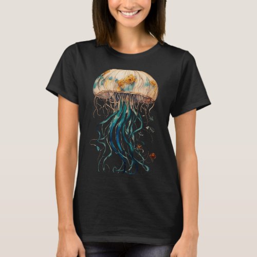 Luminescent Wonder Jellyfish Symphony T_Shirt