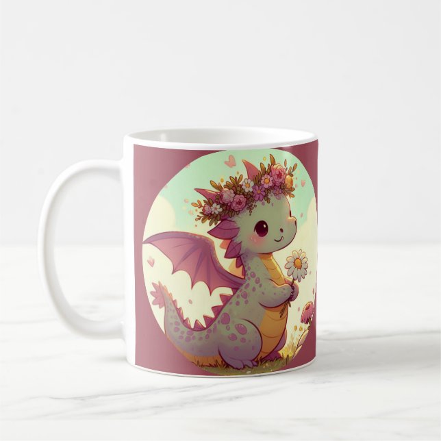 Luminexa (A Dragon Full of Sunbeams) Coffee Mug (Left)