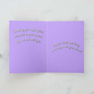 Luminosity to Infinity Birthday Card