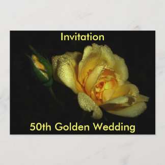 luminous, 50th Golden Wedding, Invitation