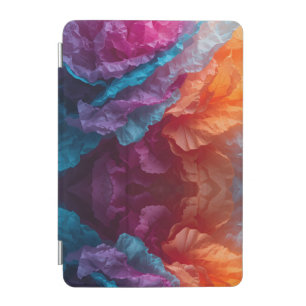 Luminous Abstract Tissue Paper Layers iPad Mini Cover