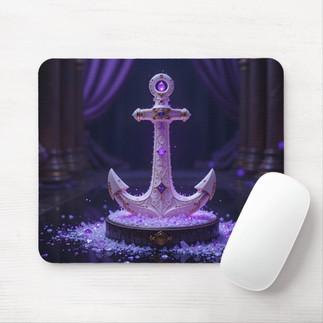 Luminous Arabian Anchor Mouse Pad (With Mouse)