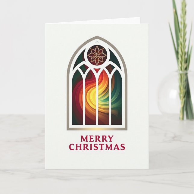 Luminous Arch Christmas Card (Front)