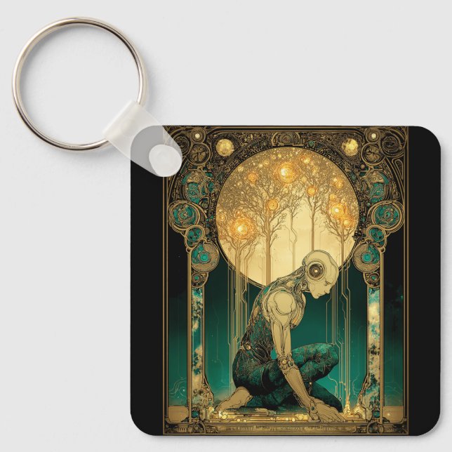 Luminous Ascension Keychain (Front)