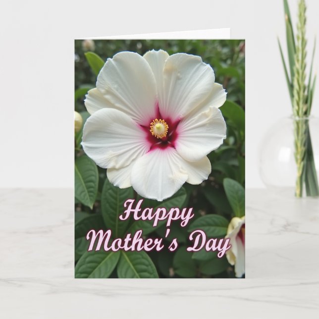 Luminous Bloom Mothers Day Card (Front)