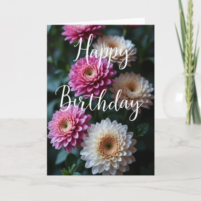 Luminous Blossom Celebration Card (Front)