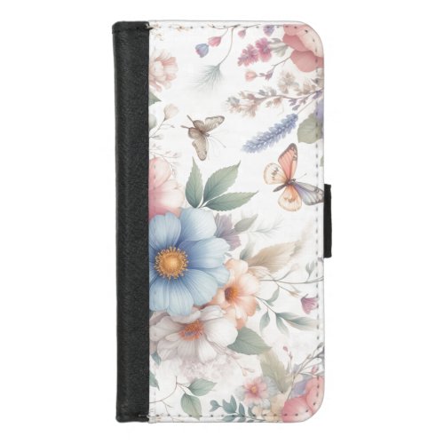 Luminous Blossoms  iPhone 87 Wallet Case