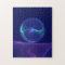 Luminous Blue Purple Dream Abstract Fractal Art