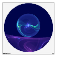 Luminous Blue Purple Dream Abstract Fractal Art