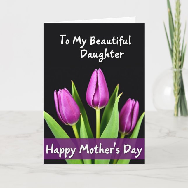 Luminous Buds Mothers Day Card (Front)