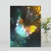 Luminous Butterfly and Night butterflies (Standing Front)
