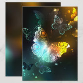 Luminous Butterfly and Night butterflies (Front/Back)