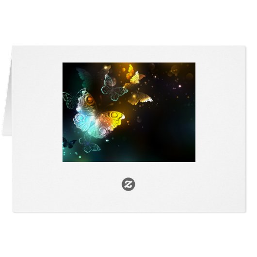 Luminous Butterfly and Night butterflies (Back Horizontal)