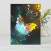 Luminous Butterfly and Night butterflies (Standing Front)