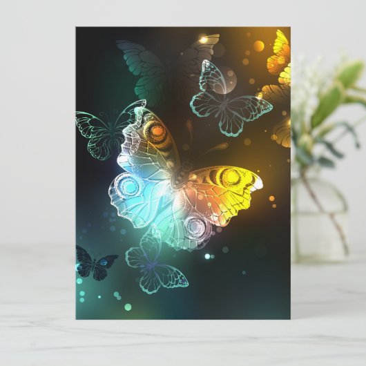 Luminous Butterfly and Night butterflies (Standing Front)