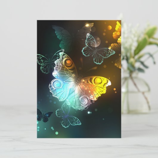 Luminous Butterfly and Night butterflies (Standing Front)