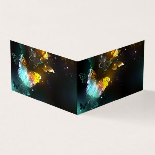 Luminous Butterfly and Night butterflies Business Card