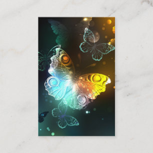 Luminous Butterfly and Night butterflies Business Card