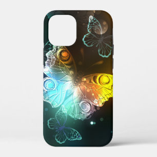 Luminous Butterfly and Night butterflies iPhone 12 Mini Case