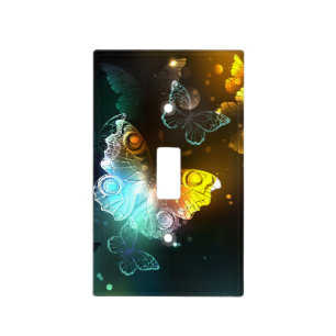 Luminous Butterfly and Night butterflies Light Switch Cover