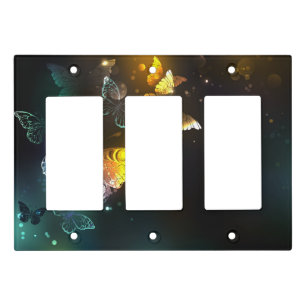 Luminous Butterfly and Night butterflies Light Switch Cover
