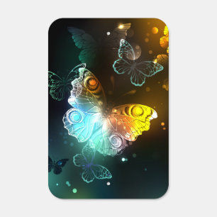 Luminous Butterfly and Night butterflies Metal Sign
