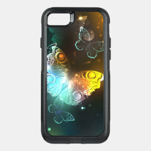 Luminous Butterfly and Night butterflies OtterBox Commuter iPhone SE/8/7 Case