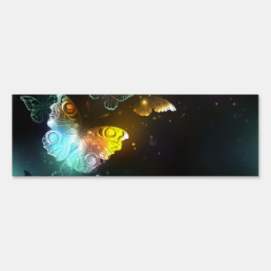 Luminous Butterfly and Night butterflies Sign