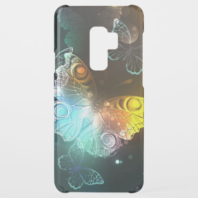 Luminous Butterfly and Night butterflies Uncommon Samsung Galaxy Case (Back)