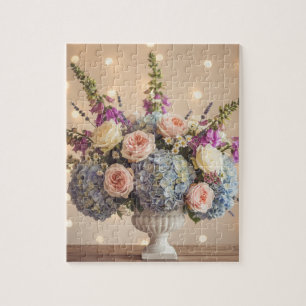 Luminous Celebration Bouquet Jigsaw Puzzle