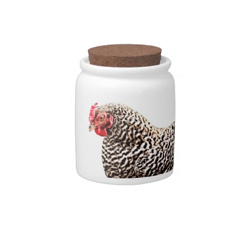 Luminous Chicken Art Farmhouse Decor Candy Jar