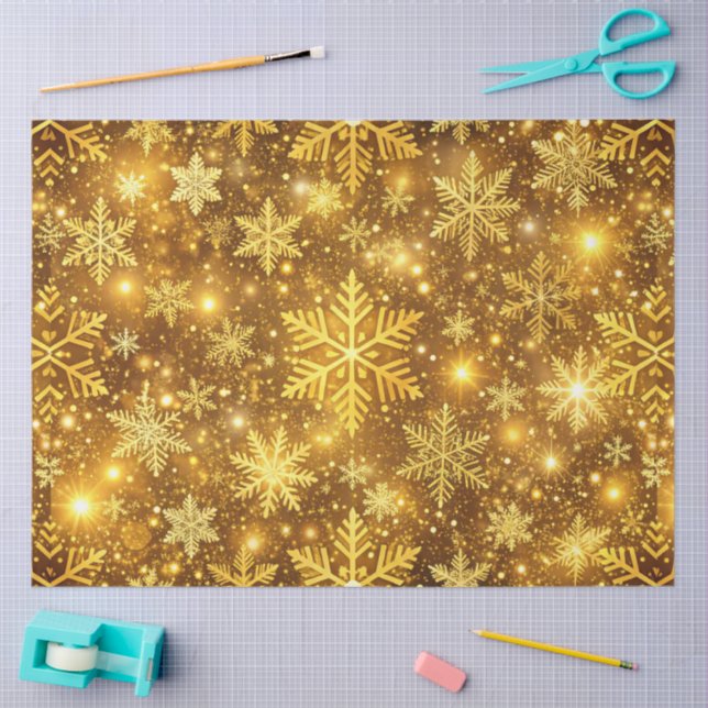 Luminous Christmas Waltz Tissue Paper (Craft)