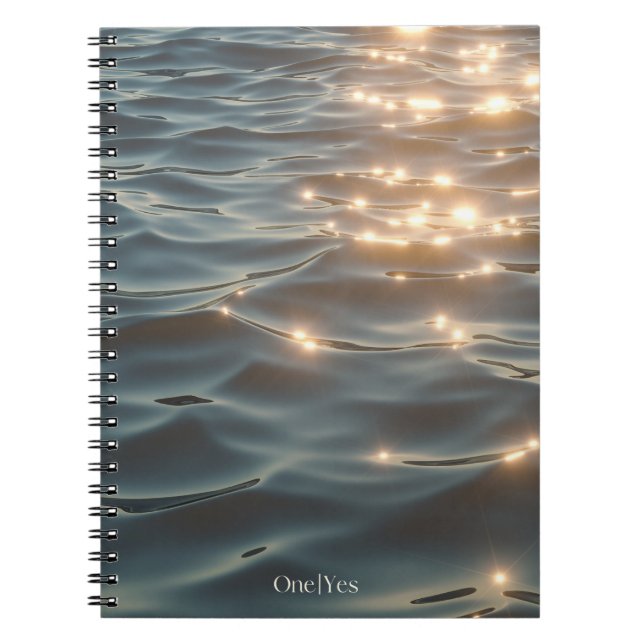 Luminous College Ruled Spiral Notebook One|Yes (Front)