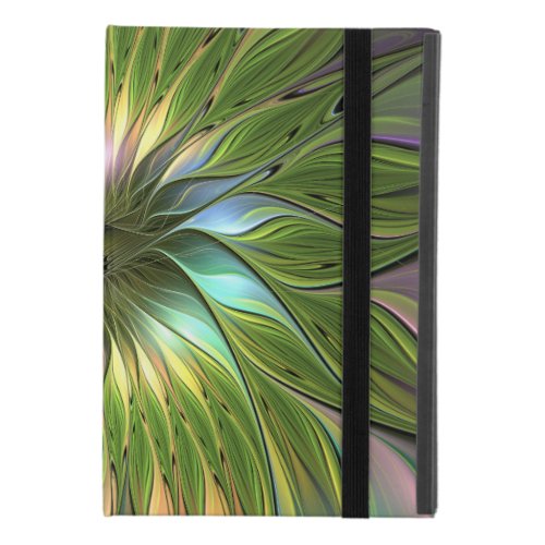 Luminous Colorful Fantasy Flower Fractal Art iPad Mini 4 Case