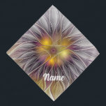 Luminous Colorful Flower, Abstract Fractal Pet Bandana<br><div class="desc">A luminous fantasy flower,  abstract and modern.
Design for your dog bandana and more.</div>
