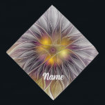 Luminous Colorful Flower, Abstract Fractal Pet Bandana<br><div class="desc">A luminous fantasy flower, abstract and modern.
Design for your dog bandana and more.</div>