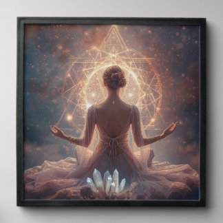 Luminous Crystal Meditation Peel And Stick Photo Tile