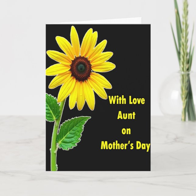 Luminous Daisy Mothers Day Card (Front)
