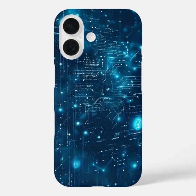 Luminous Dataflow Case-Mate iPhone Case (Back)