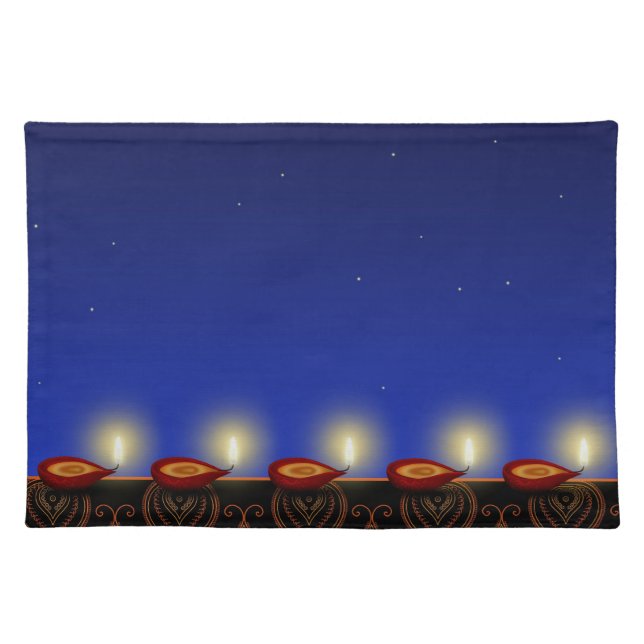 Luminous Diwali Diya - Placemat (Front)