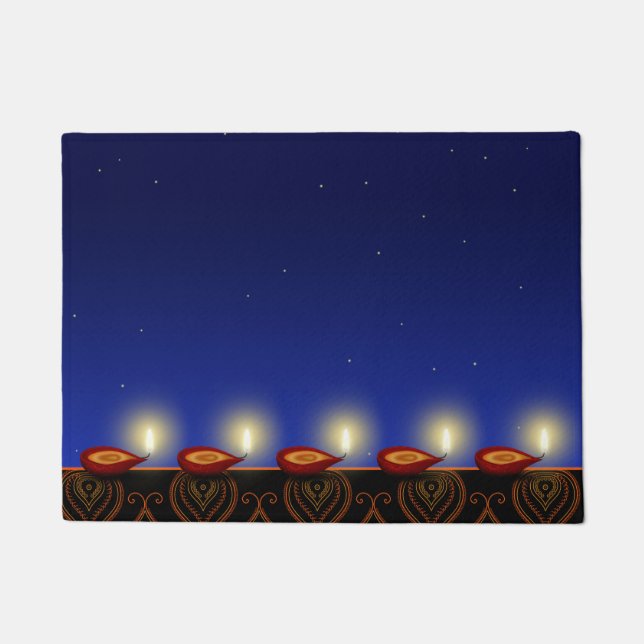 Luminous Diwali Lamp - Door Mat (Front)