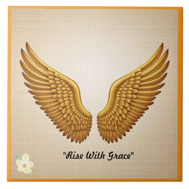 "Luminous Dreams" Ceramic Tile (Front)