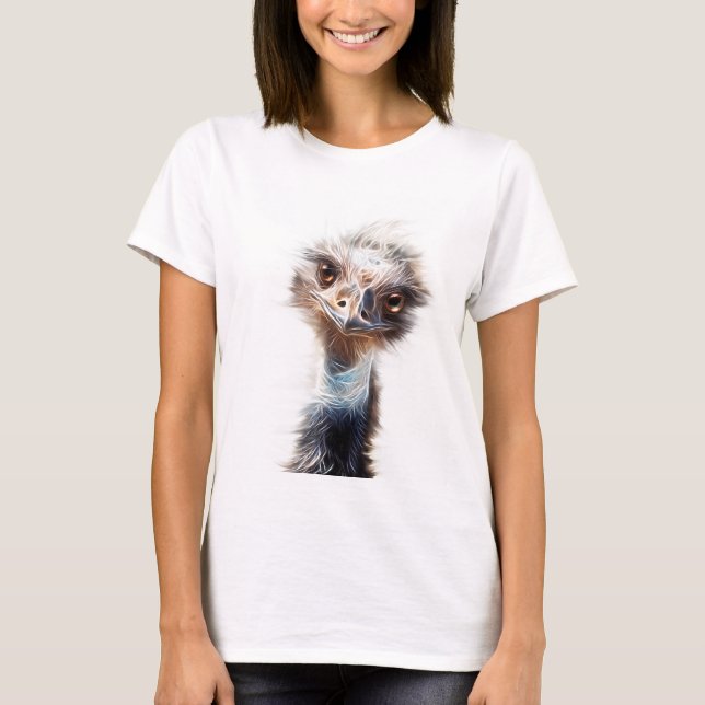 Luminous Emu art T-Shirt (Front)