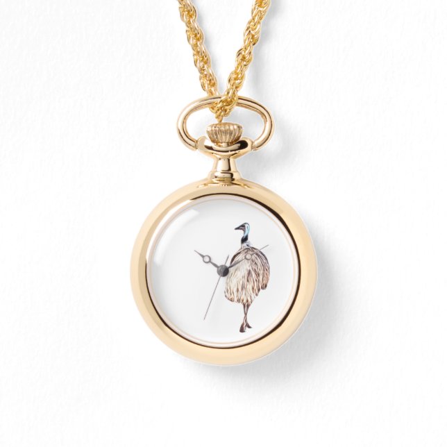 Luminous Emu Art Watch (Front)