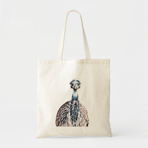Luminous Emu Bird Art Tote Bag