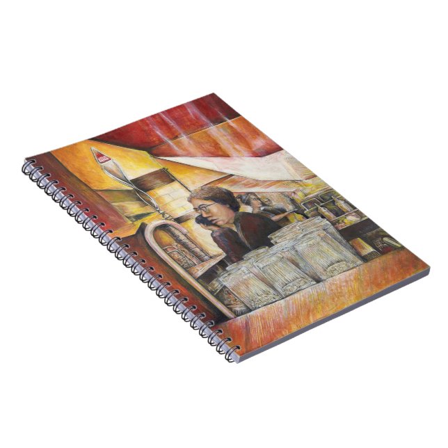 Luminous Equivalent of Passionate Emotions Notebook (Right Side)