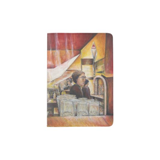 Luminous Equivalent of Passionate Emotions Passport Holder (Front)